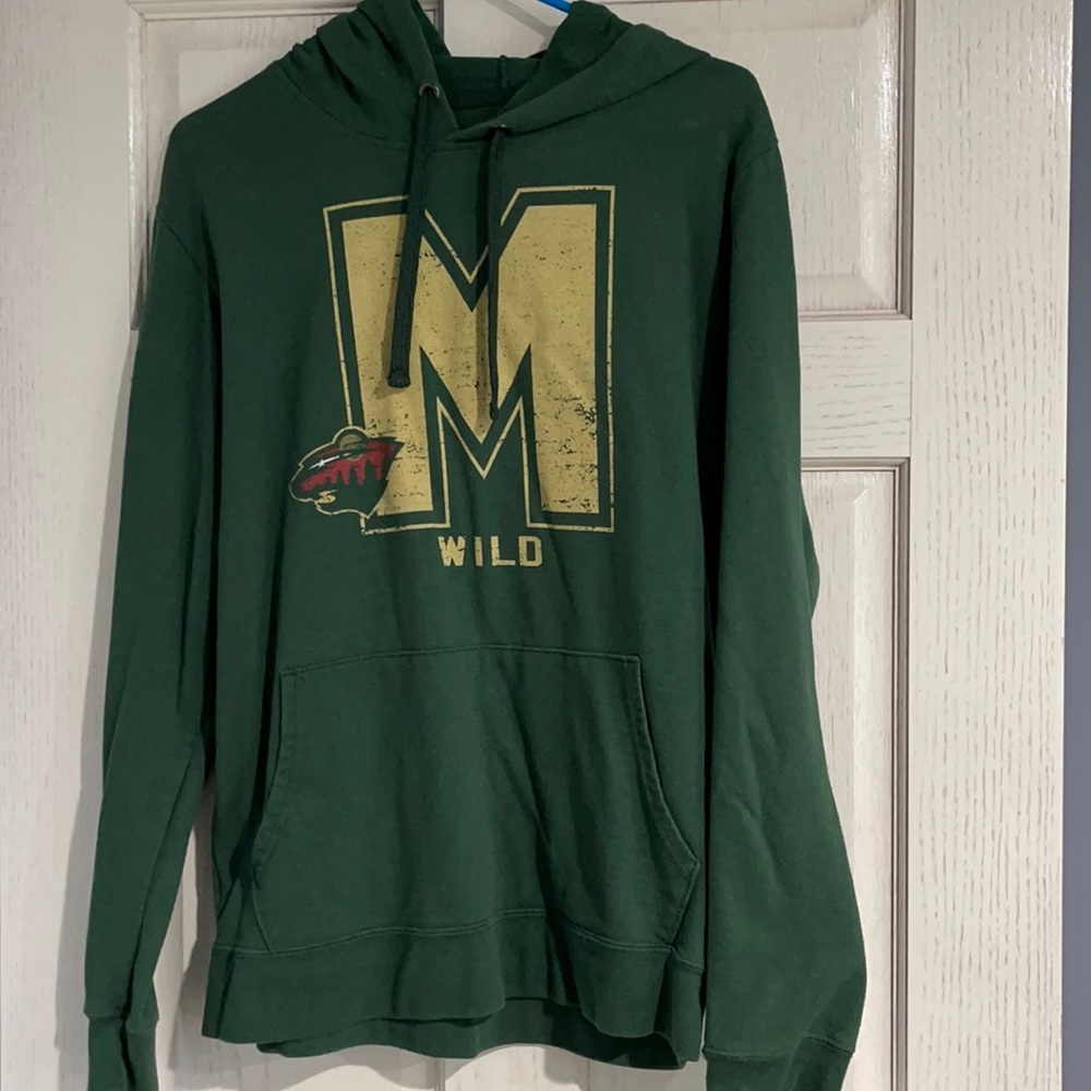 Minnesota Wild sweatshirt, no rips or stains.